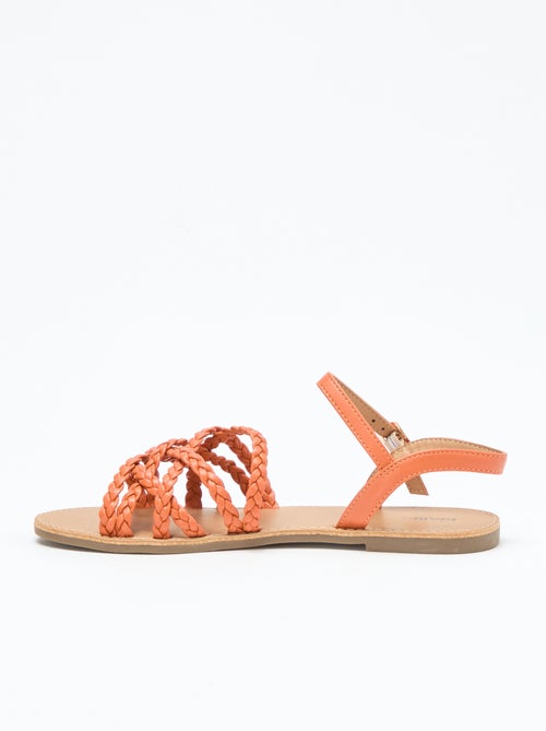 Sandalias de tiras trenzadas - Kiabi
