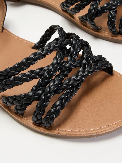 Sandalias de tiras trenzadas - Kiabi