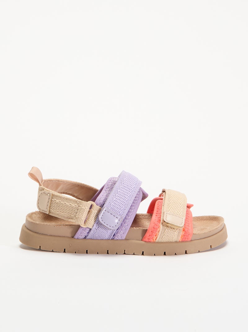 Sandalias de trekking Purpura - Kiabi