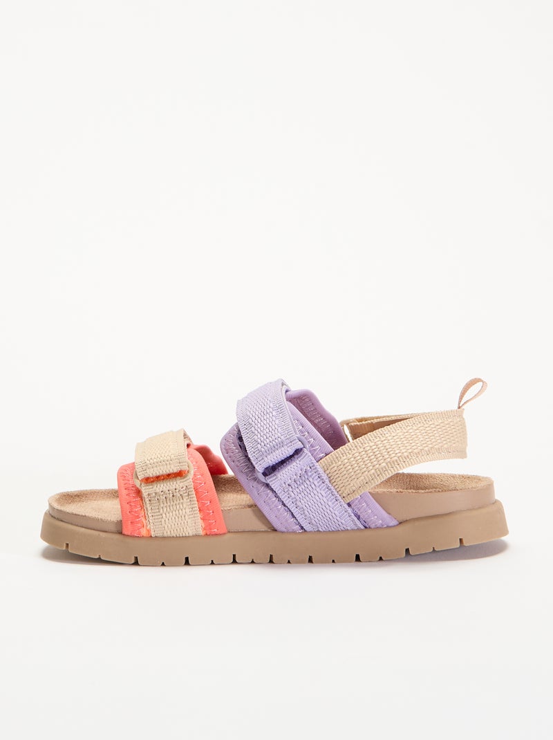 Sandalias de trekking Purpura - Kiabi