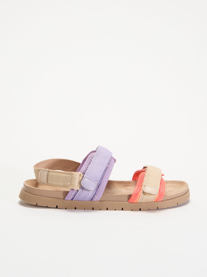 Sandalias de trekking Purpura - Kiabi