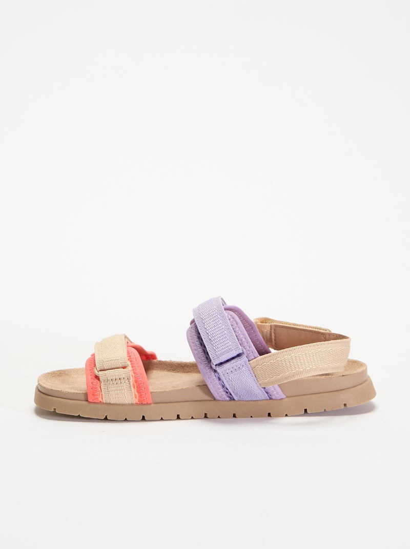 Sandalias de trekking Purpura - Kiabi