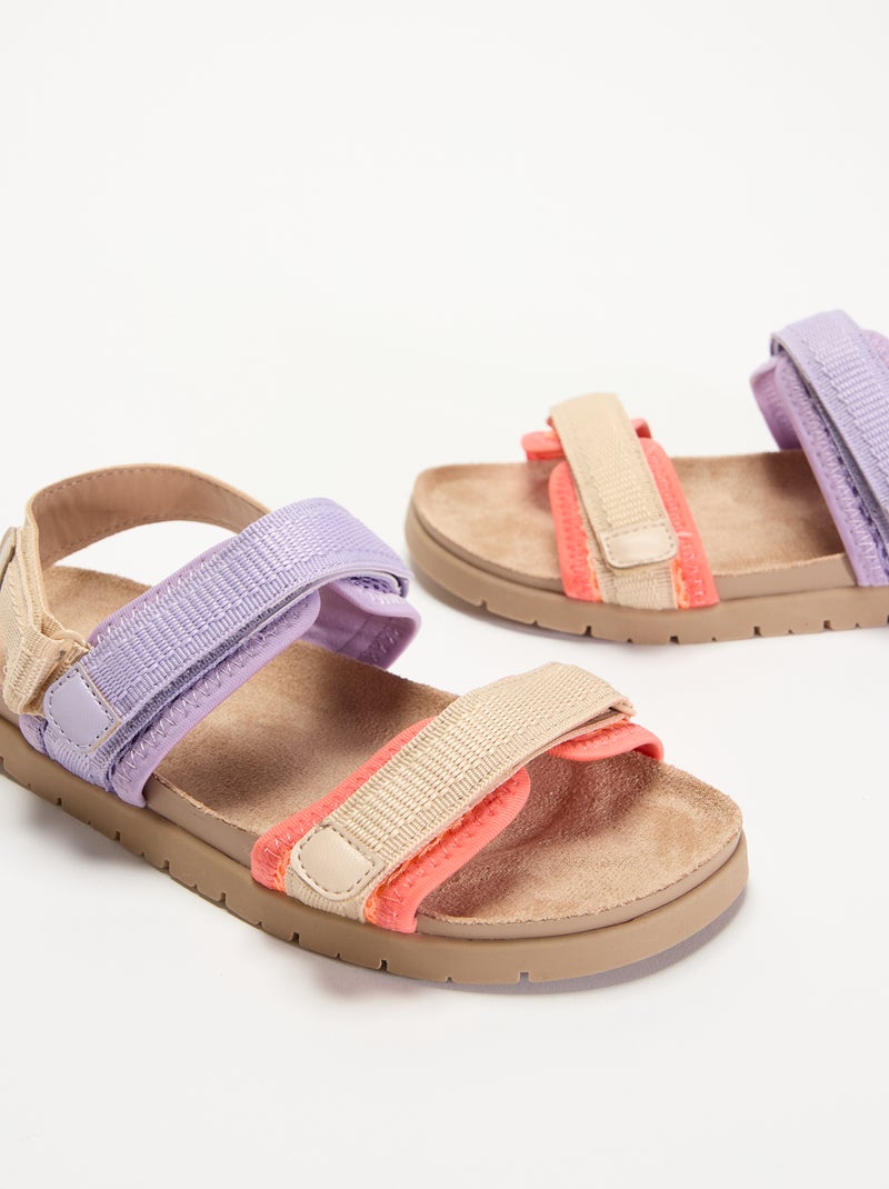 Sandalias de trekking Purpura - Kiabi