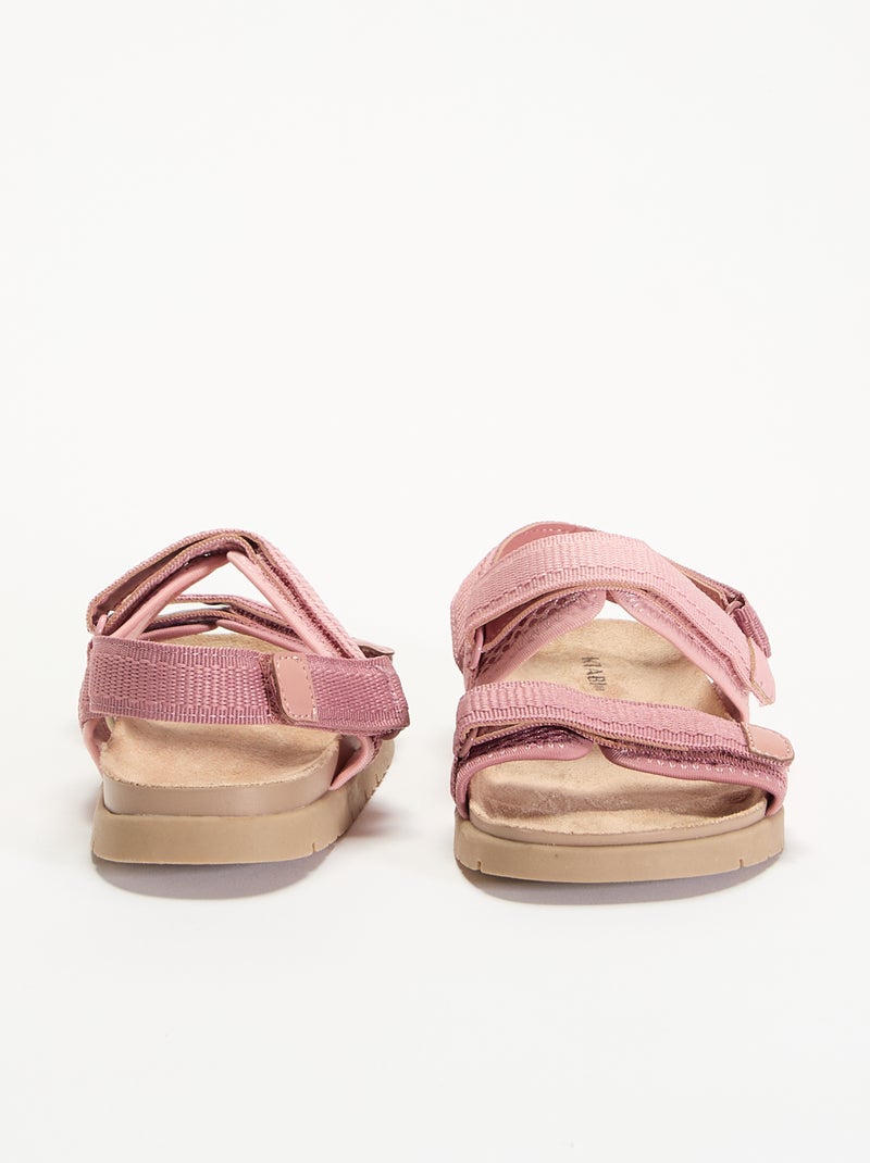 Sandalias de trekking Rosa - Kiabi
