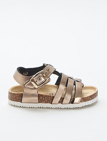 Sandalias de triple tira