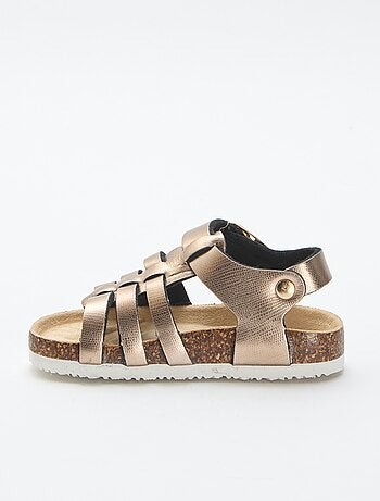 Sandalias de triple tira