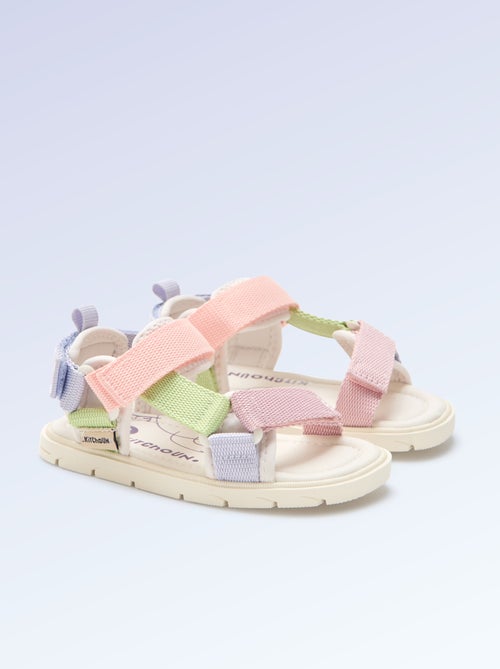 Sandalias de velcro motricidad 4 \'caminar\' - Kitchoun - Kiabi