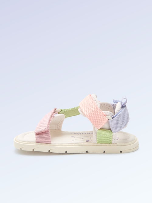 Sandalias de velcro motricidad 4 \'caminar\' - Kitchoun - Kiabi