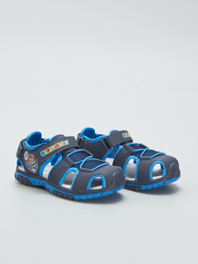 Sandalias deportivas cerradas 'Mario' AZUL - Kiabi