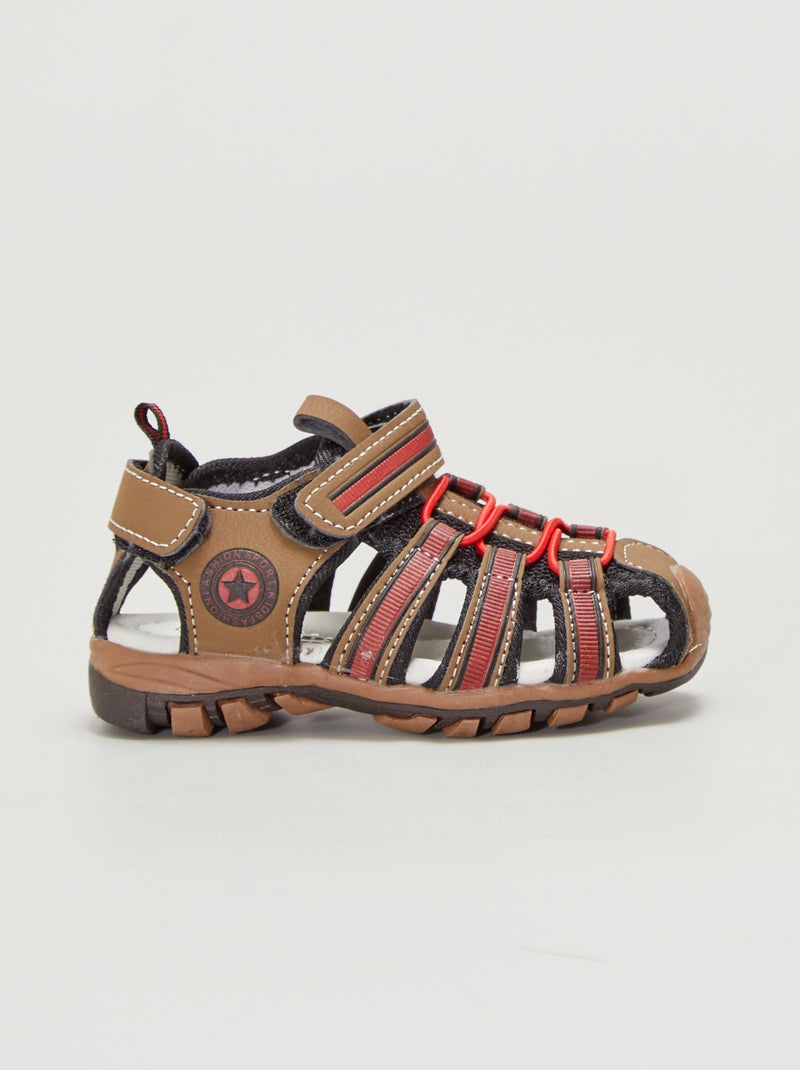 Sandalias deportivas MARRON - Kiabi