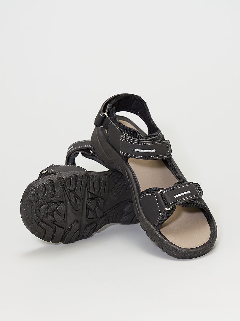Sandalias deportivas negro - Kiabi