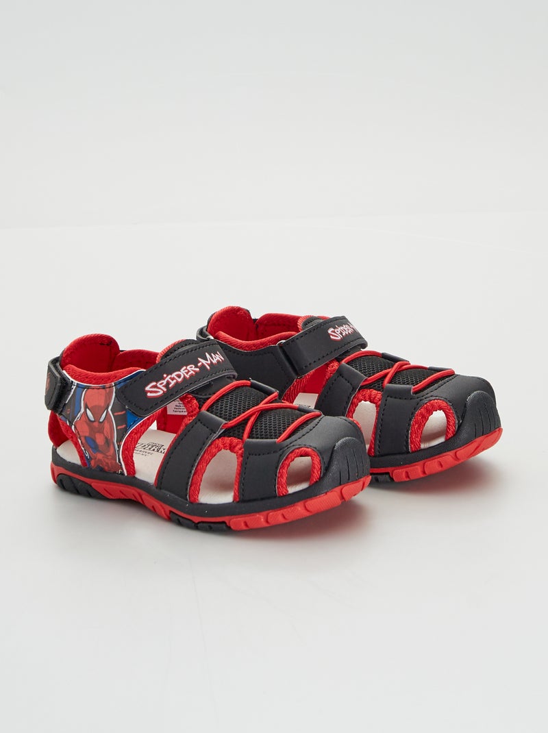 Sandalias deportivas 'Spiderman' NEGRO - Kiabi
