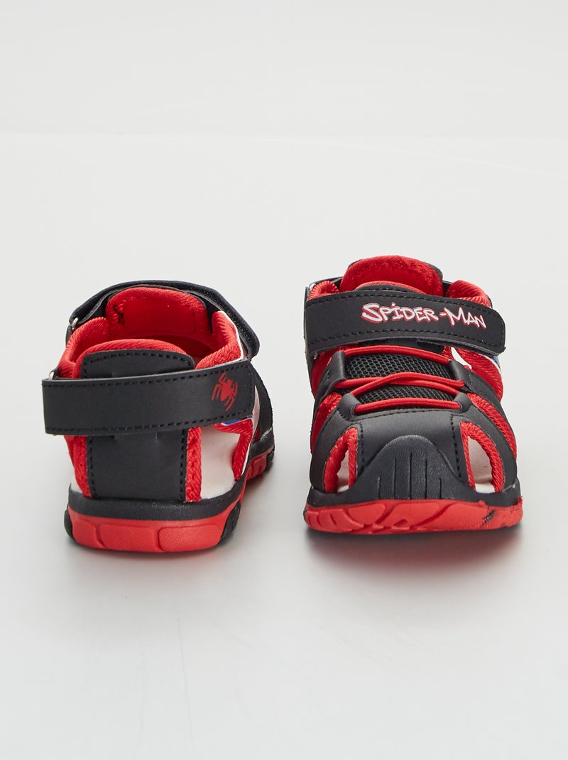 Sandalias deportivas 'Spiderman' NEGRO - Kiabi