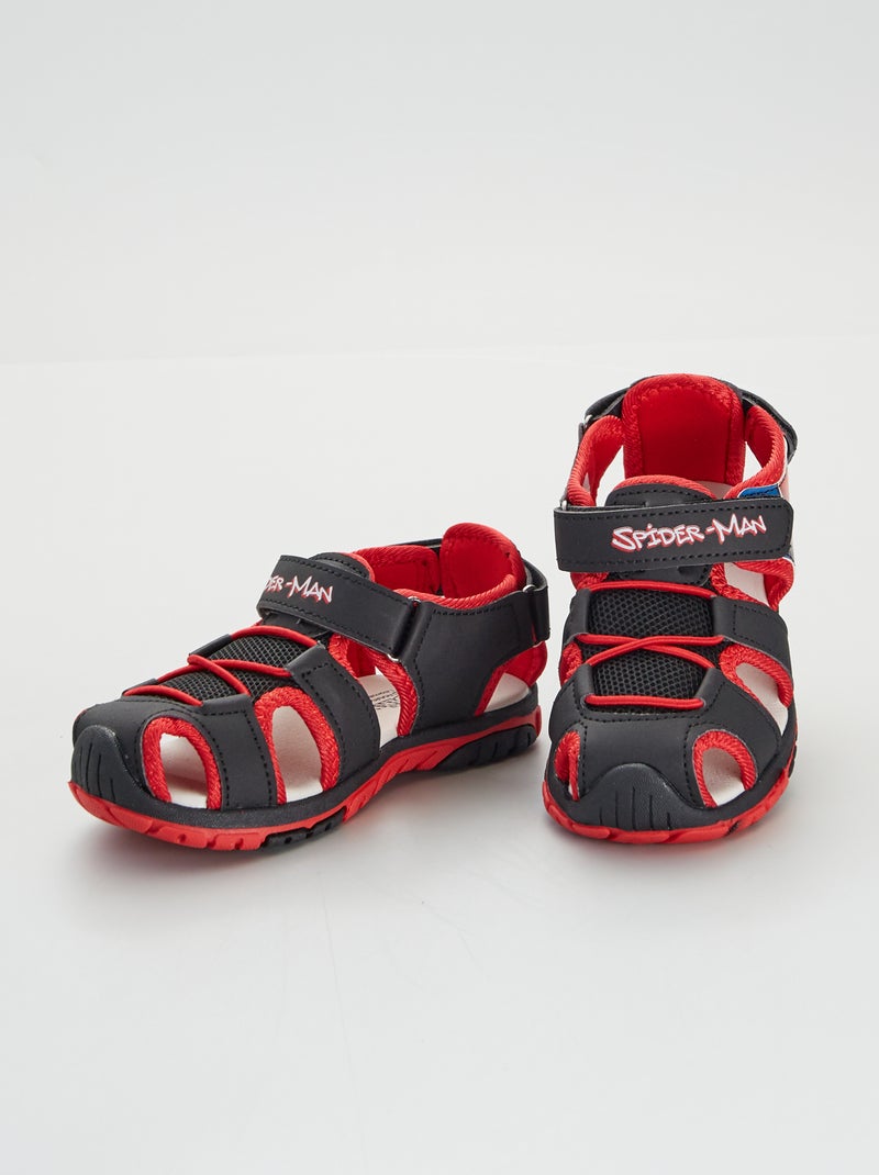 Sandalias deportivas 'Spiderman' NEGRO - Kiabi