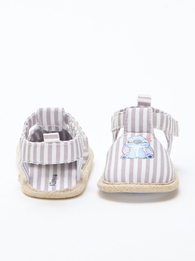 Sandalias 'Disney' de lona Morado - Kiabi