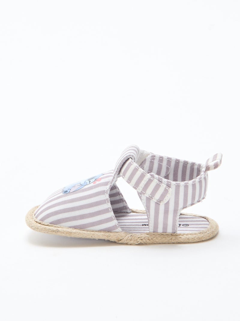 Sandalias 'Disney' de lona Morado - Kiabi
