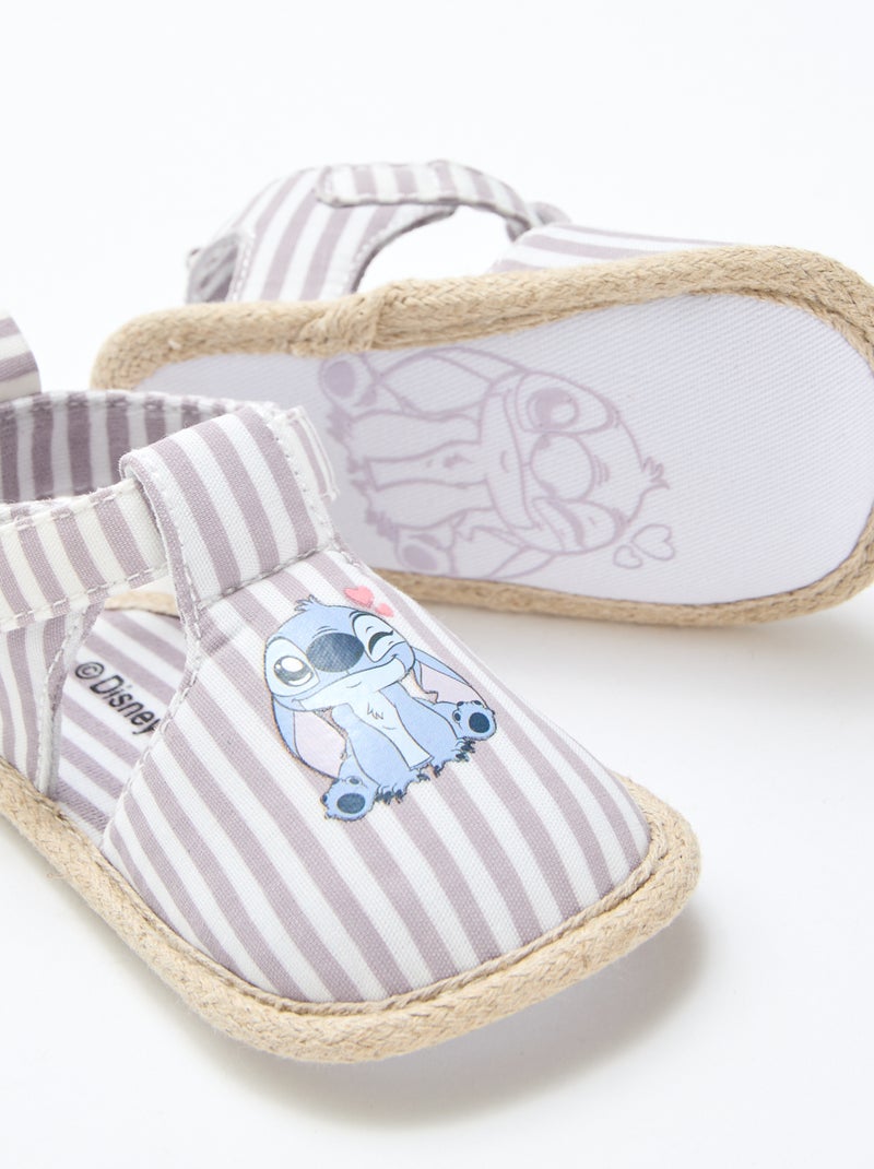 Sandalias 'Disney' de lona Morado - Kiabi
