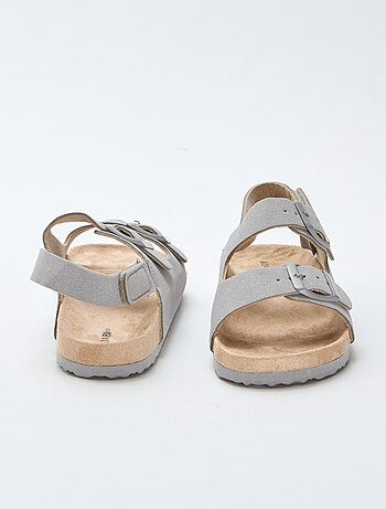 Sandalias efecto ante ajustables