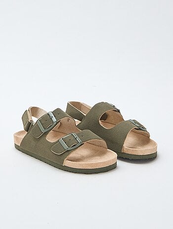 Sandalias efecto ante ajustables