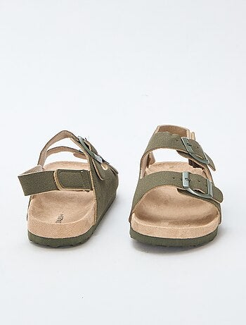 Sandalias efecto ante ajustables