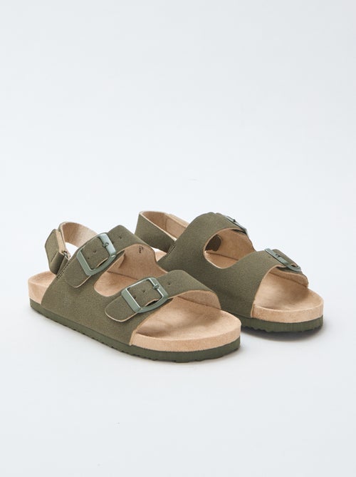 Sandalias efecto ante ajustables - Kiabi