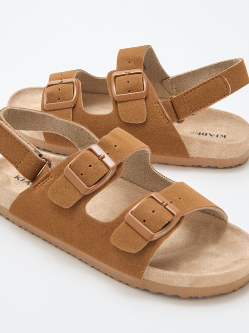 Sandalias efecto ante ajustables - Kiabi