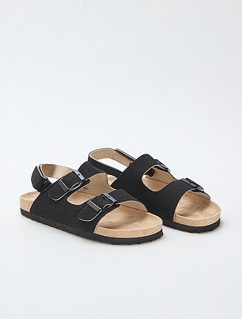 Sandalias efecto ante ajustables