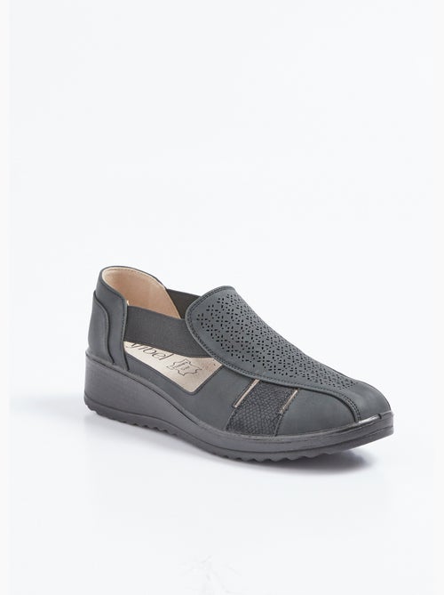 Sandalias elásticas de ancho cómodo - Afibel - Kiabi