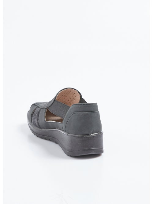 Sandalias elásticas de ancho cómodo - Afibel - Kiabi