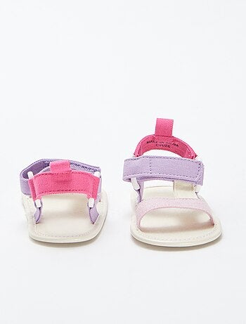 Sandalias estilo trekking multicolores
