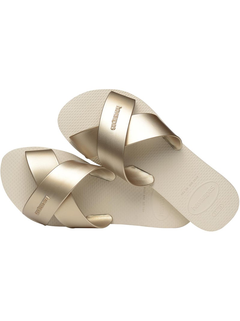 Sandalias Havaianas Aqua Metallic, MO Fashion Beige - Kiabi