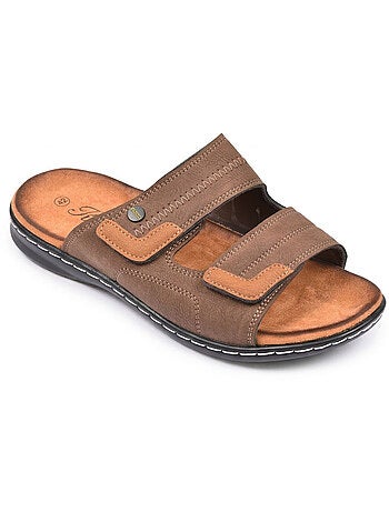 Sandalias hombre confort doble velcro suela memoria de forma OZABI