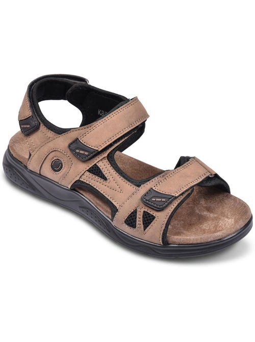 Sandalias hombre confort marcha ajustables suela antideslizante OZABI - Kiabi Sandalias hombre confort marcha ajustables suela antideslizante OZABI - Kiabi