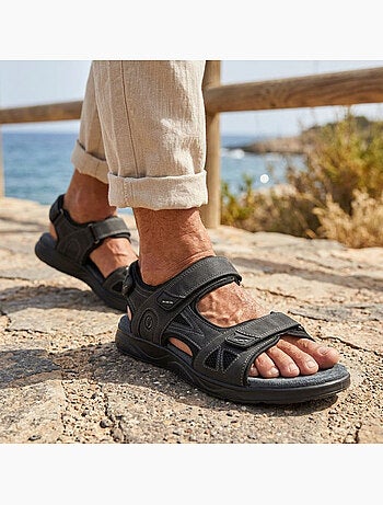 Sandalias hombre confort marcha ajustables suela antideslizante OZABI