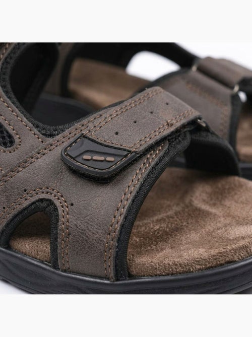 Sandalias hombre confort marcha regulables suela antideslizante OZABI - Kiabi