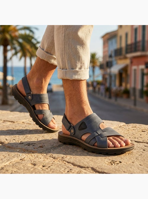 Sandalias Hombre Confort Suela Flexible Antideslizante OZABI - Kiabi