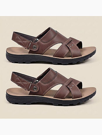 Sandalias Hombre Confort Suela Suave Antideslizantes Velcro OZABI