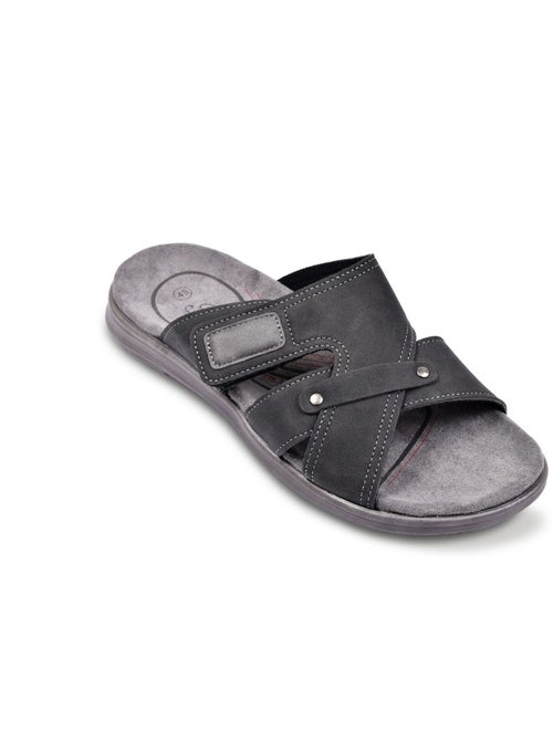 Sandalias hombre cruzadas confort velcro verano OZABI(Caracteres: 57) - Kiabi