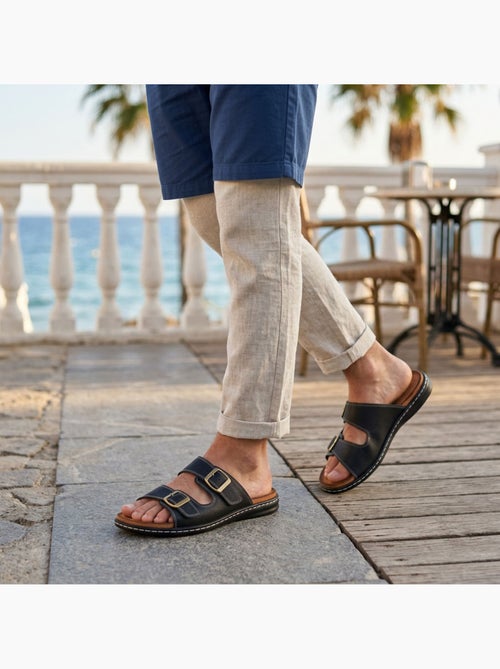 Sandalias hombre OZABI hebillas ajustables confort verano - Kiabi Sandalias hombre OZABI hebillas ajustables confort verano - Kiabi