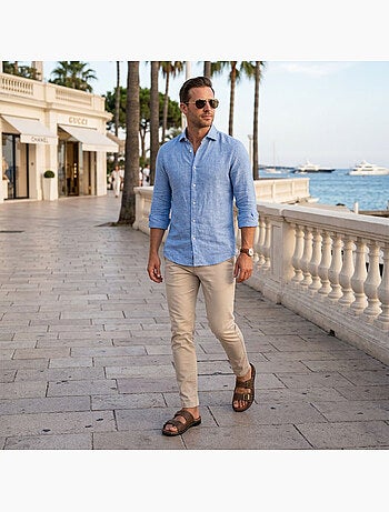Sandalias hombre OZABI hebillas regulables confort verano(63 caracteres)