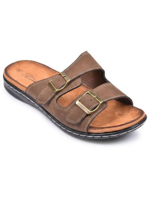 Sandalias hombre OZABI hebillas regulables confort verano(63 caracteres) - Kiabi