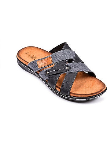 Sandalias hombre tiras cruzadas comfort memoria de forma OZABI