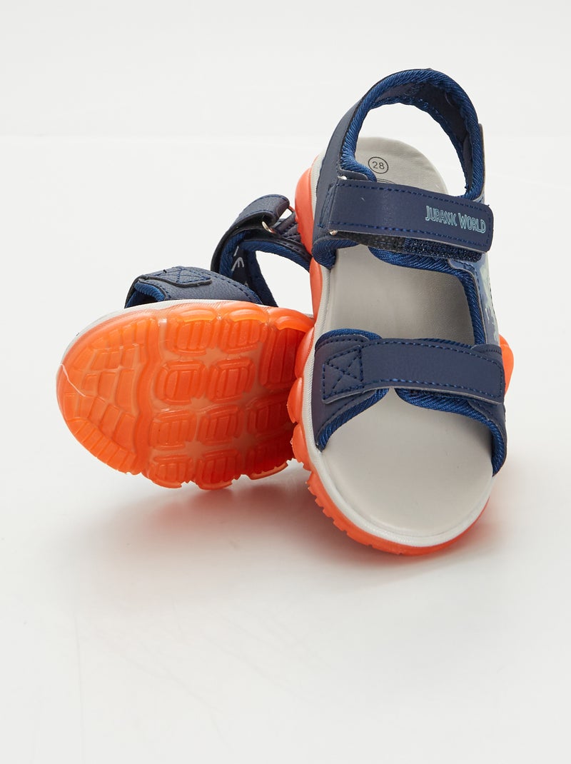 Sandalias 'Jurassic World' azul - Kiabi