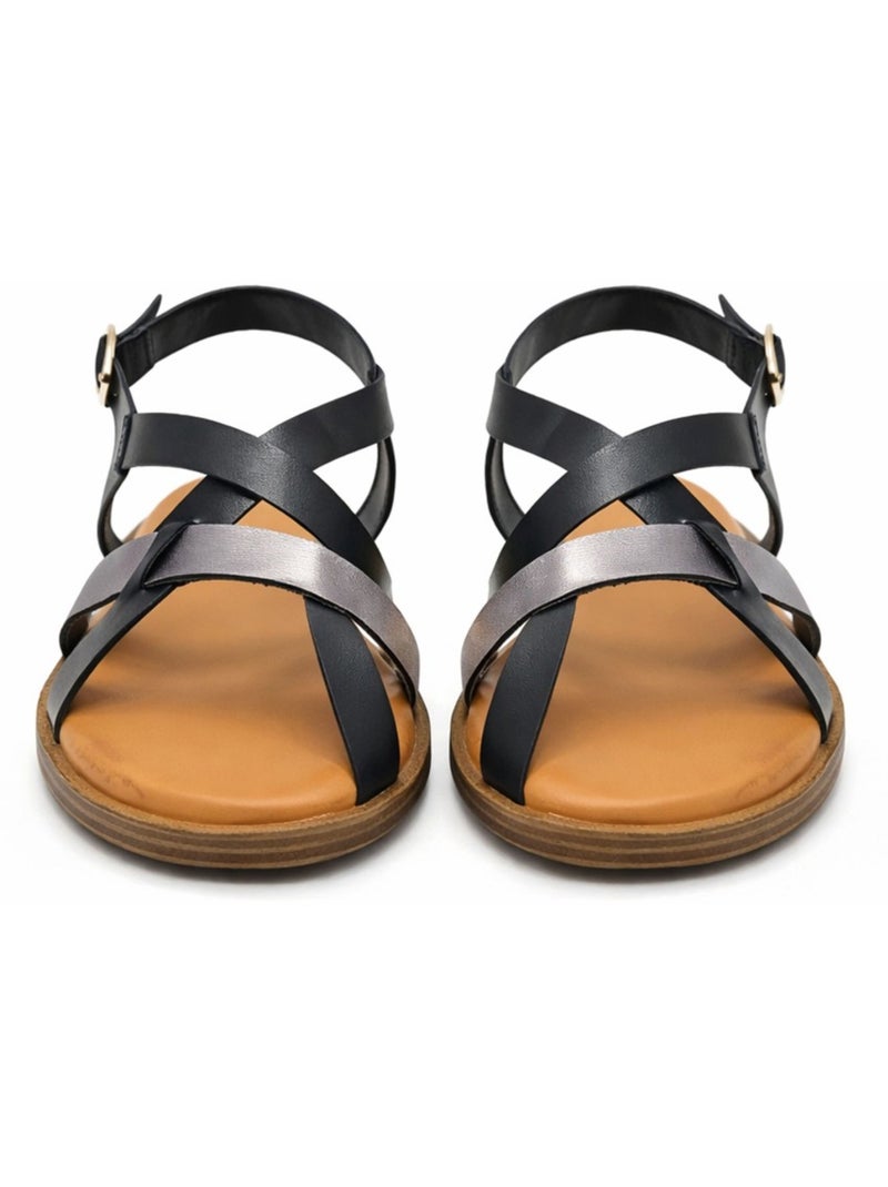 Sandalias Kebello Negro Negro - Kiabi