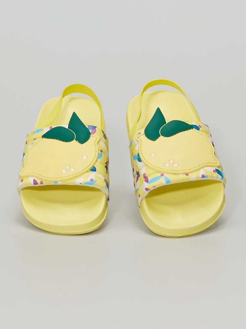 Sandalias 'limón' AMARILLO - Kiabi