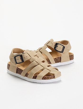 Sandalias lisas con hebillas