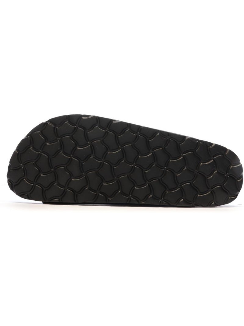 Sandalias Lisas para Hombre Schott Negro - Kiabi