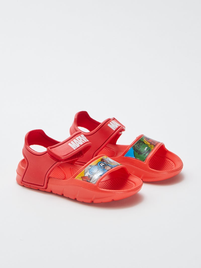 Sandalias 'Los Vengadores' de 'Marvel' ROJO - Kiabi