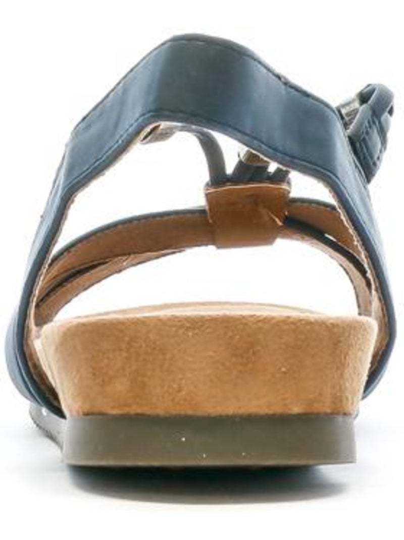 Sandalias marinas relife para mujer Azul marino - Kiabi
