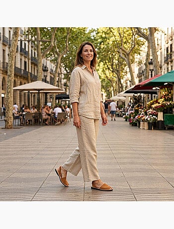 Sandalias Menorquinas Cuero Auténtico OZABI España